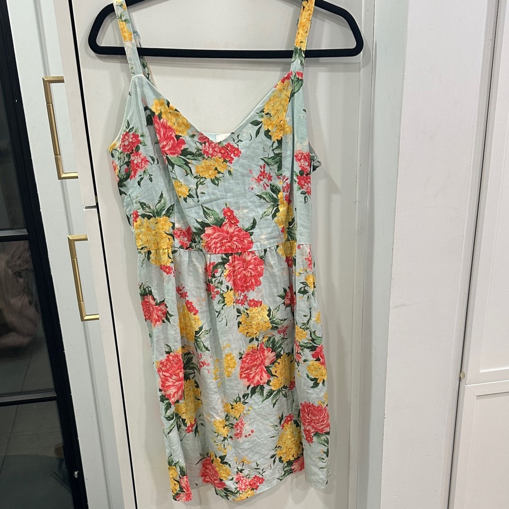 Cynthia Rowley Floral Camisole Top - Pink, Yellow, Green